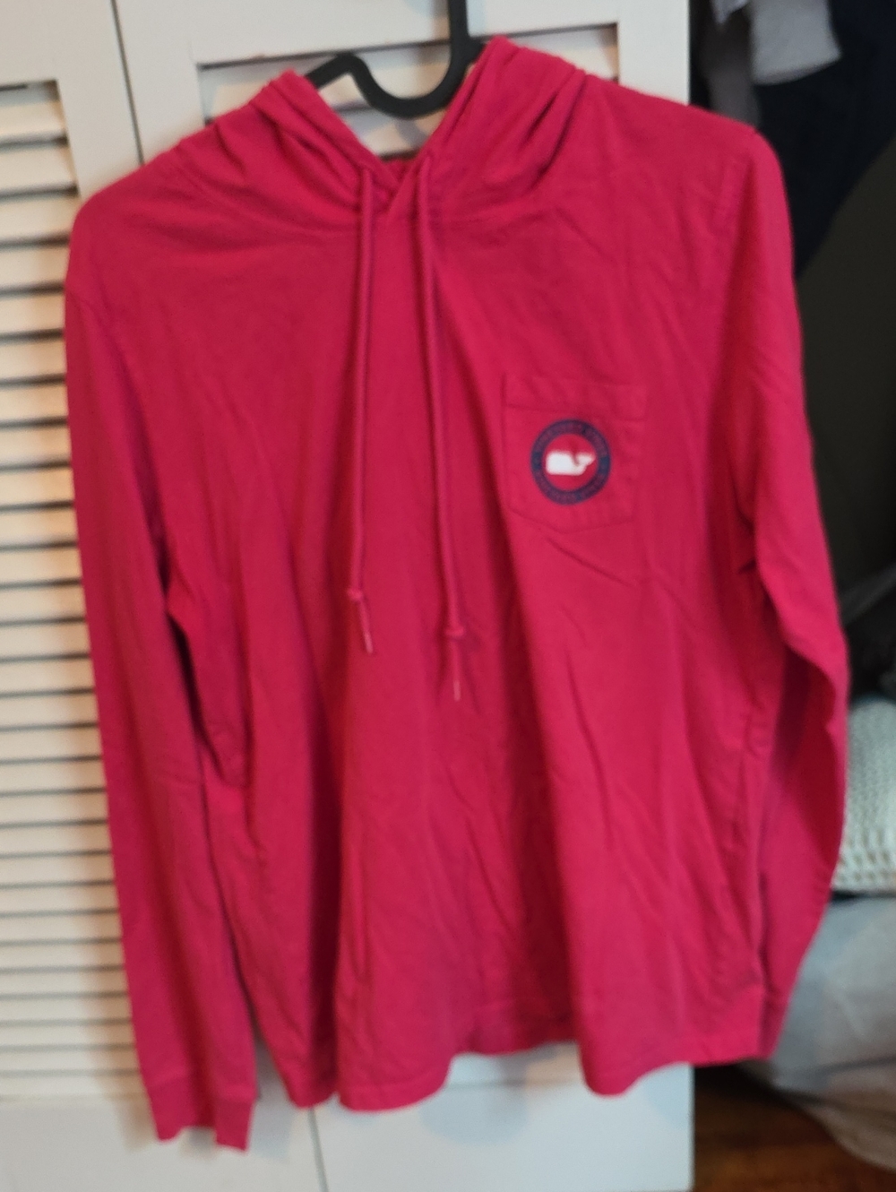 Vineyard Vines Women's Crewneck Hoodie in Bright Pink